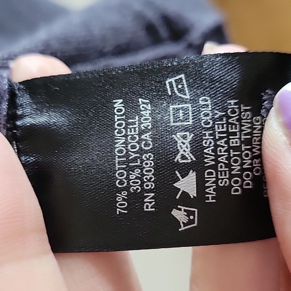 NIC+ZOE Black Long Sleeve Wrap Top US 1X - Picture 5 of 7